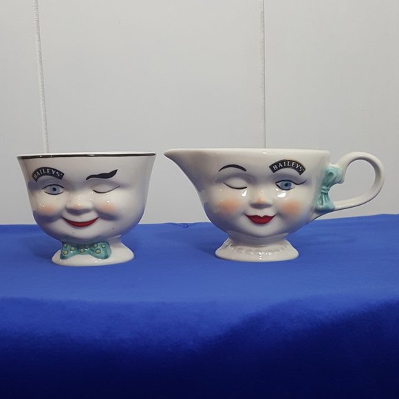 Bailey's Dining 3 For 5 Vintage Baileys Cream Sugar Bowl Set Poshmark